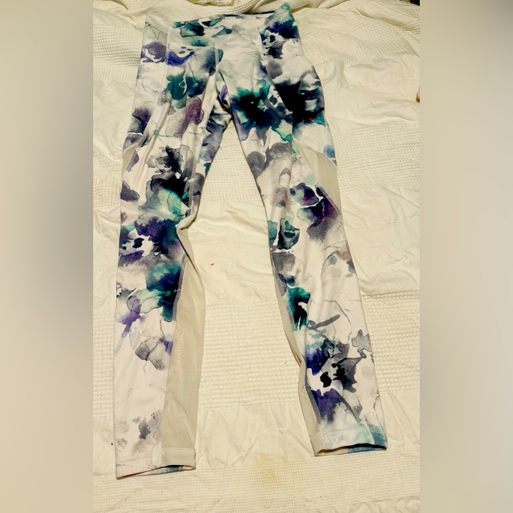 Floral Watercolor Leggings Athleta